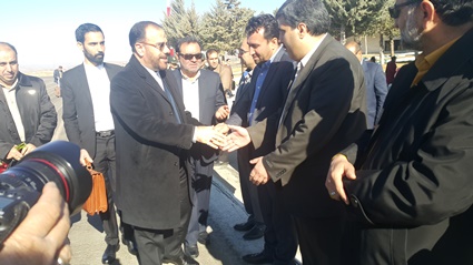 شرکت مدیرکل دیوان محاسبات استان در مراسم استقبال از معاون رئیس جمهور وکلنگ زنی چند طرح عمرانی