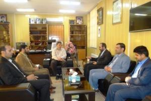 دیدار و گفتگوی مدیرکل دیوان محاسبات استان با مدیرکل امور زندان های استان